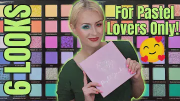 NEW Bella Beaute Bar Pastel Garden Palette Review + 6 LOOKS | Steff's Beauty Stash