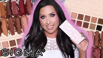 SIGMA BEAUTY BARE BLISS PALETTE | SWATCHES & TRY ON