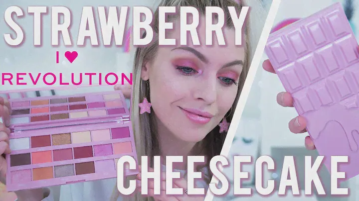 Trying out Strawberry Cheesecake Palette! | I Heart Revolution