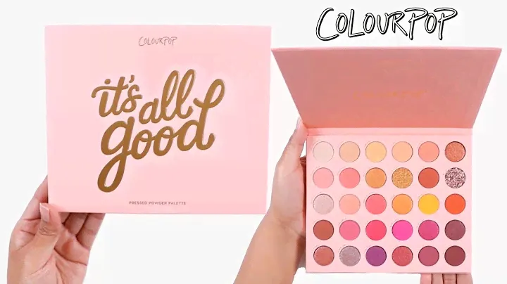Colourpop It's All Good Eyeshadow Palette Review + Swatches