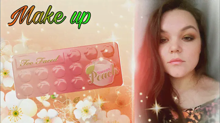 МАКИЯЖ с палеткой Too Faced Sweet Peach