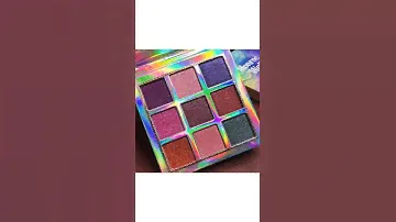 UCANBE Brand Shimmer Matte Eyeshadow Makeup Palette 9 Colors Holographic Nude Glow Pigment