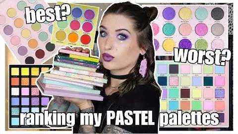 Ranking My PASTEL PALETTES