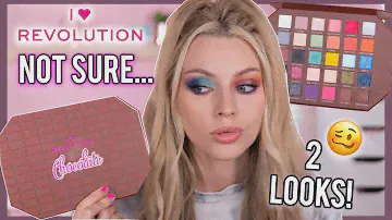 Testing LIMITED EDITION Chocolate palette! // I Heart Revolution