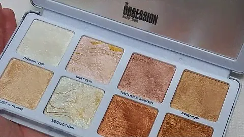 Makeup Obsession London Obsessive Lights Palette, swatches and first thoughts