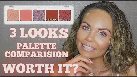NATASHA DENONA CORAL PALETTE REVIEW | 3 LOOKS | SHADE COMPARISIONS