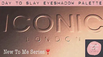 NEW TO ME ❣ SERIES | ICONIC LONDON | Day to Slay Eyeshadow Palette PART 1 | Slow mo | Close-up