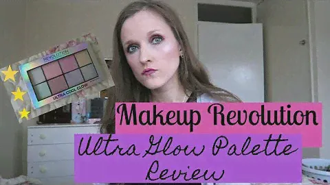 Makeup Revolution Ultra Cool Glow | highlighter palette review