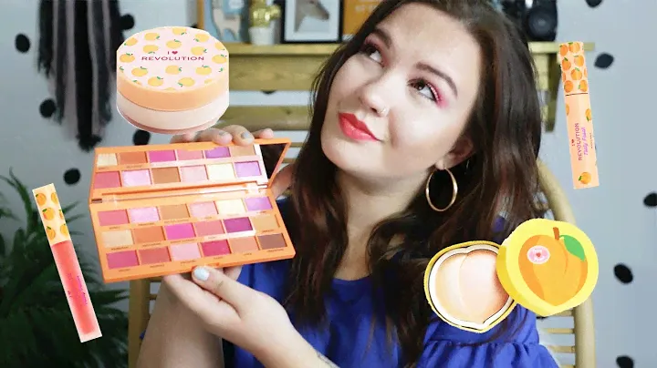 I Heart Revolution Peach Collection | tasty peach eyeshadow palette