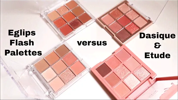 Eglips Flash Shadow Palettes | Did Eglips just dupe Etude House and Dasique?