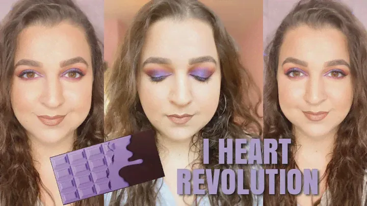 TESTING I HEART REVOLUTION VIOLET PALETTE 💜💜