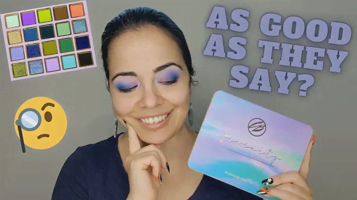 Serenity Palette by Cosmic Brushes - 3 Tutorials, Swatches, Review