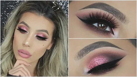 NEW Rose Gold Palette by Huda Beauty Eyeshadow Tutorial