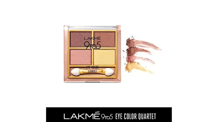 Lakmé 9 to 5 Eye Color Quartet Eye Shadow, Desert Rose