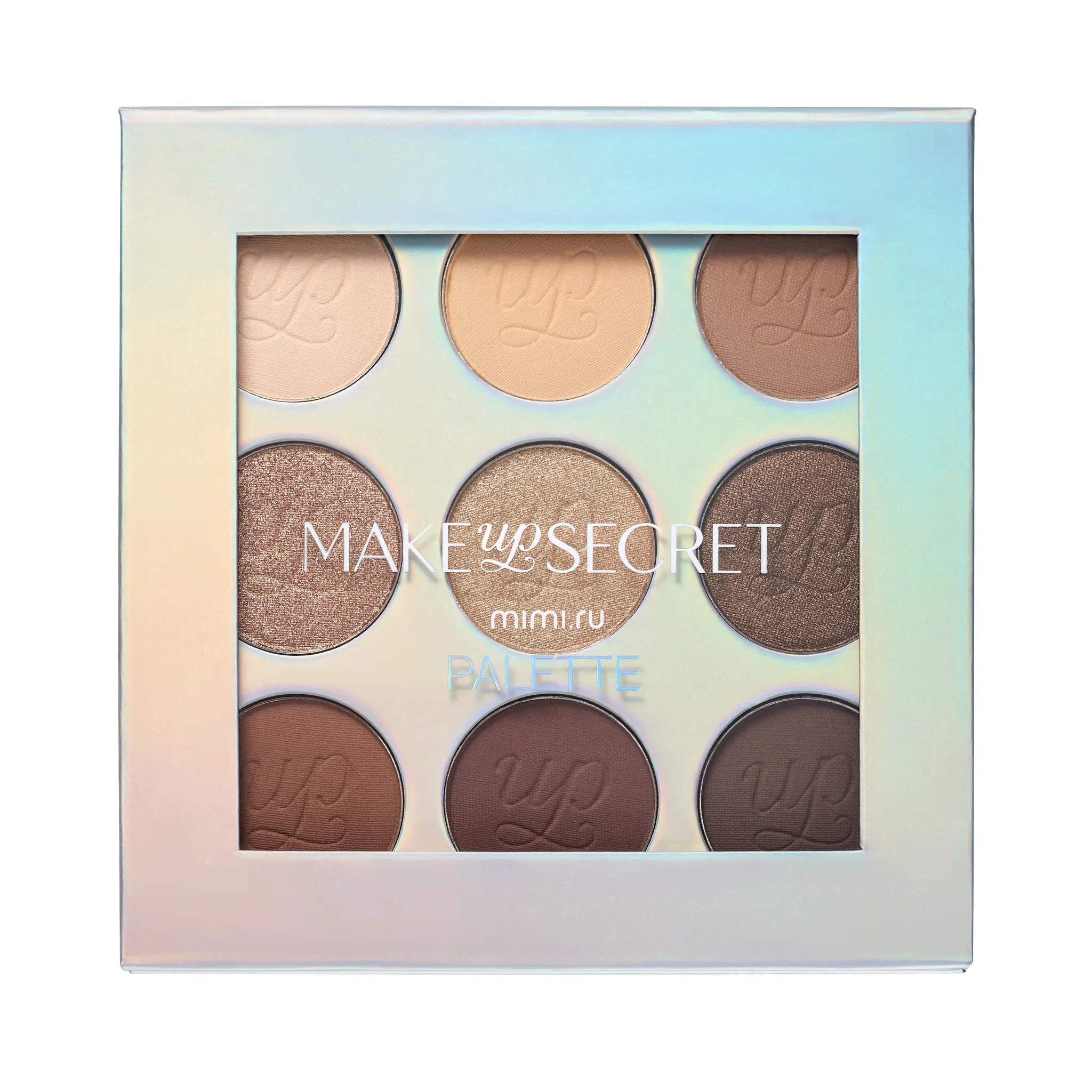 Палитра теней (Eyeshadow Palette)(Chocolate Smoky) Make Up Secret-1