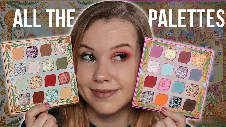 Oden's Eye Hey Reindeer and Snow Dream Palettes | 2 looks with each palette