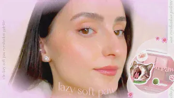 THE CUTEST EYESHADOW PALETTE! CLIO Lazy Soft Paw Eyeshadow Palette + Romand Comparisons 🌸