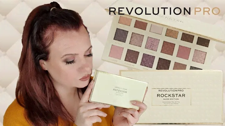 NEW REVOLUTION PRO ROCKSTAR Eyeshadow Palette NUDE EDITION | First Impressions | Clare Walch