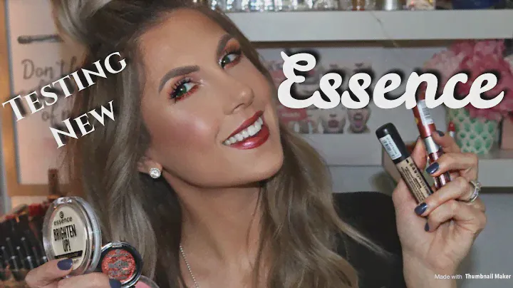TESTING OUT NEW ESSENCE PRODUCTS | AFFORDABLE GLOWY GLAM
