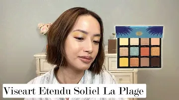 Обзор палитры Viseart Etendu Soliel La Plage | Образцы, демо и сравнения