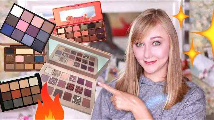 Моя коллекция теней 2. Huda Beauty, ABH, Too faced, Viseart, Lime Crime.