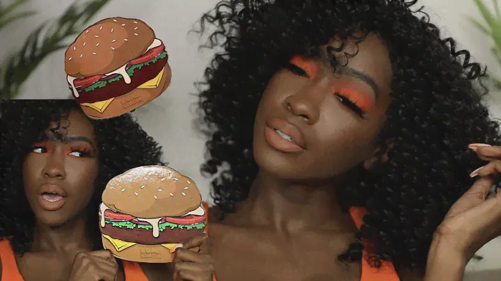 A Hamburger Palette? + An Easy Neon Eyeshadow Tutorial