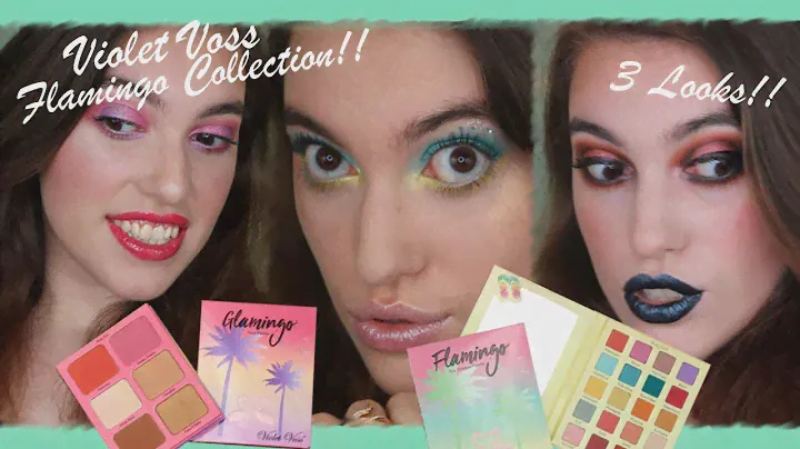 3 Looks 1 Palette Using Violet Voss Flamingo And Glamingo Collection!!