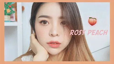 MY EVERYDAY LOOK - KOREAN MAKEUP TUTORIAL 🍑 ROSY PEACH | Erna Limdaugh