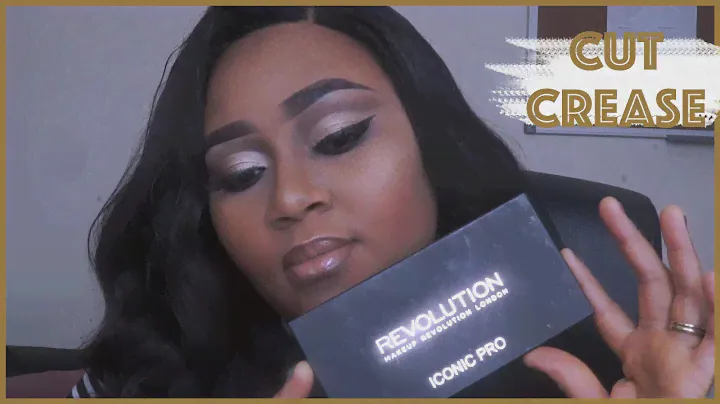 CUT CREASE EYESHADOW | MAKEUP REVOLUTION LONDON ICONIC PRO PALETTE | MAKEUP TRANSFORMATION