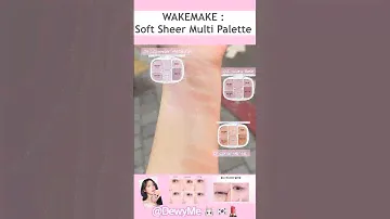 OLIVEYOUNG shopping Wakemake Soft sheer Multi Palette #oliveyounghaul #shoppinginkorea #wakemake
