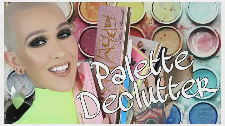 TOO MANY!!!! Eyeshadow Palette Declutter