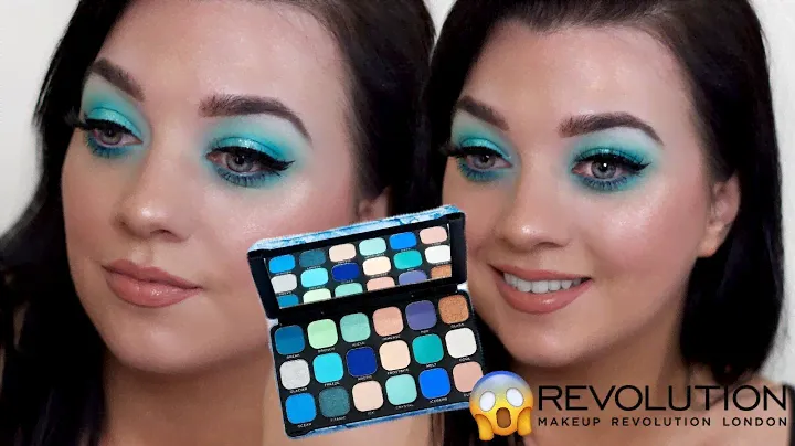 Revolution Forever Flawless Ice Palette Spring Eyeshadow Look 2020