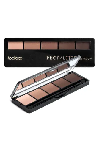 Палитра теней для век 5-цветная Topface Pro Palette Eyeshadow, 019-0
