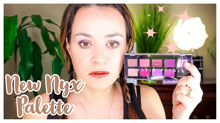 NYX NEW PALETTE || MYSTIC PETALS Palette (Can this Drugstore Eyeshadow Palette BE SO GOOD?) | ILINCA