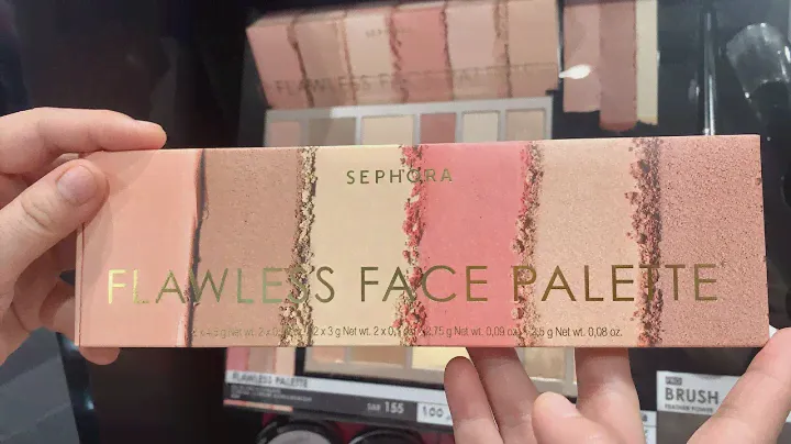 Sephora Flawless Face Palette Swatched in Store Jea Dy