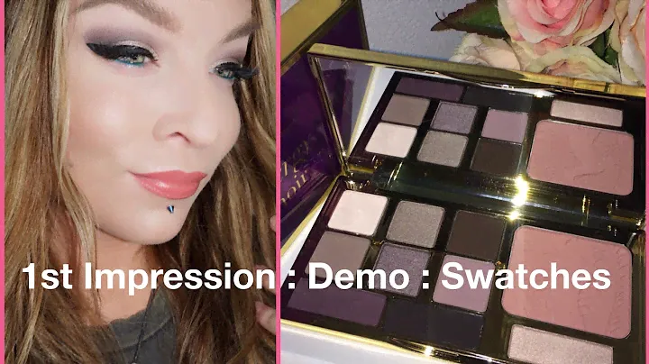 1st Impression : Demo : Swatches : Tarte Energy Noir Clay Palette for Fall 2015