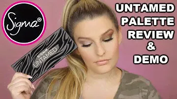Sigma Untamed Eyeshadow Palette Review |  Normal Girl Reviews