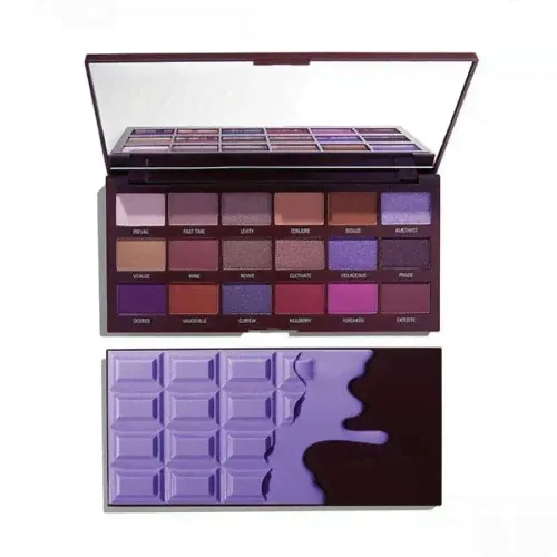 Тени для век I Heart Revolution Eyeshadow Violet Chocolate Palette-0