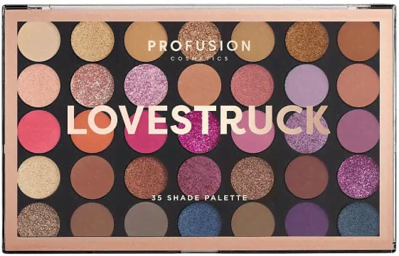 Lidschattenpalette - Profusion Cosmetics Lovestruck 35 Shade Eyeshadow Palette 33 g