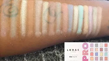Lorac 'I Love Brunch PRO' Eyeshadow Palette - LIVE SWATCHES | WOC
