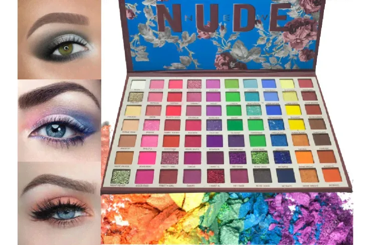 Профессиональная палитра теней для макияжа Nude Yachan Beauty Eyeshadow Palette Blue 70 цветов-0