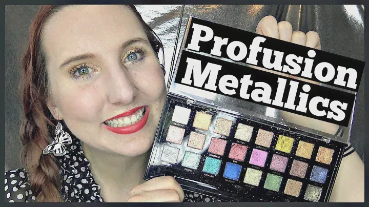 Profusion Cosmetics Metallics Eyeshadow Palette Review + Tutorial + Swatches