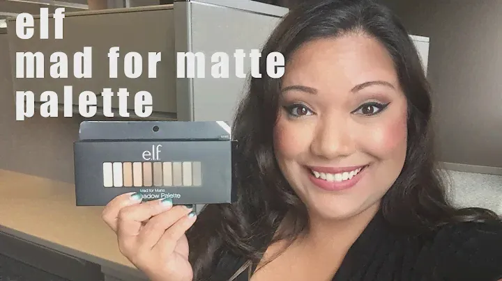e.l.f. Mad for Matte Palette Review and Swatches-medium skin