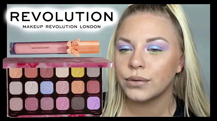 ОБЗОР ПАЛЕТКИ И БЛЕСКОВ ДЛЯ ГУБ REVOLUTION SOFT BUTTERFLY 🦋| макияж с Аликскейт