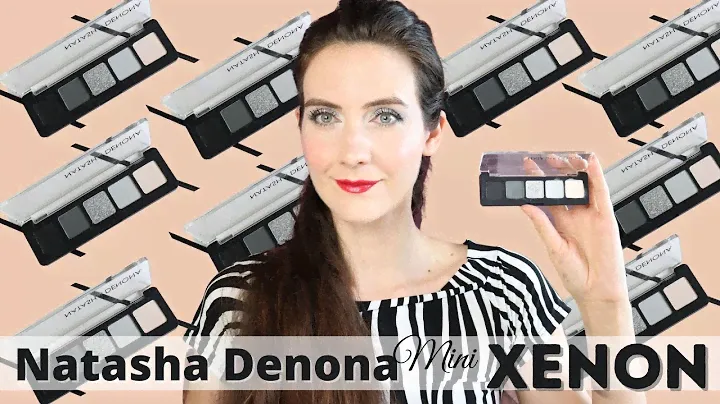 НОВАЯ палитра теней для век NATASHA DENONA Mini XENON | Образцы при естественном освещении | обзор | Макияж