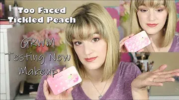 Tickled Peach Palette~ GRWM ~ Testing New Makeup