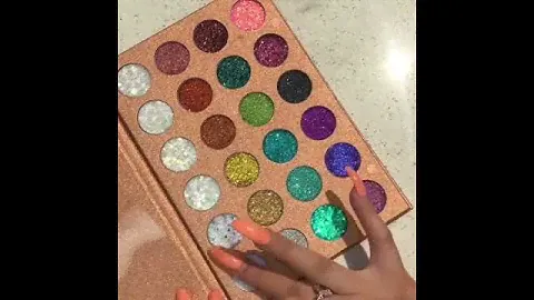 Enchanted Glitter Palette Swatches