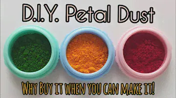 How to Make DIY Petal Dust