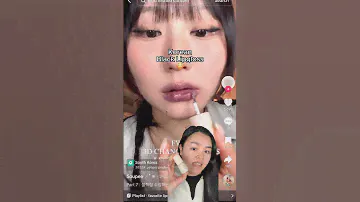 Black lipgloss⁉️🤔 #kbeauty #fwee #koreanmakeup