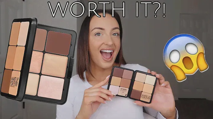Make Up For Ever HD Skin Cream Contour and Highlight Sculpting Palette First Impression + Try on!